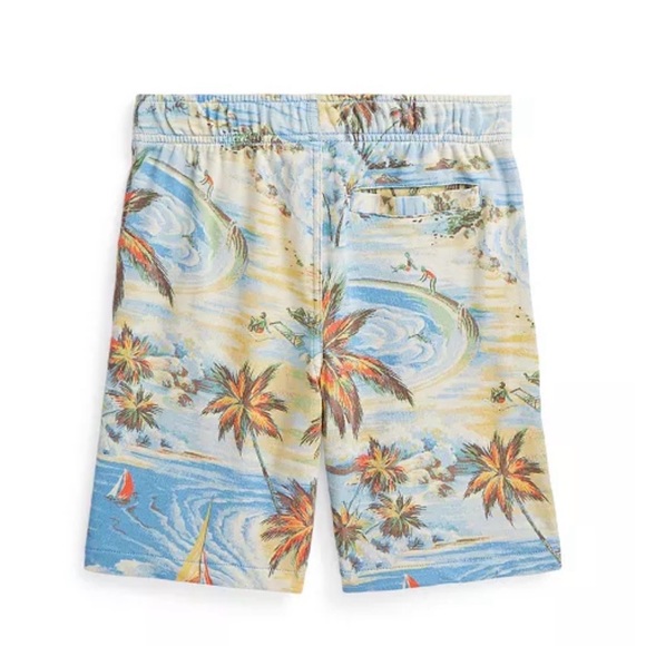 BNWT Polo Ralph Lauren Boys Tropical-Print Spa Terry Shorts size 5 - Picture 3 of 8